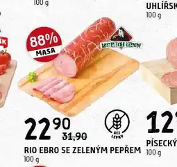 Terno Rio ebro se zeleným pepřem nabídka