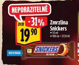 Albert Zmrzlina snickers nabídka