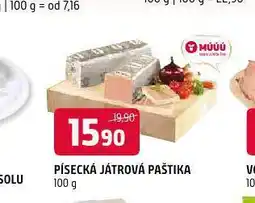 Terno Písecká játrová paštika nabídka
