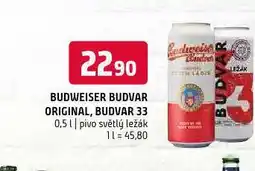 Terno Pivo budweiser budvar nabídka