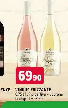 Terno Vinium frizzante nabídka