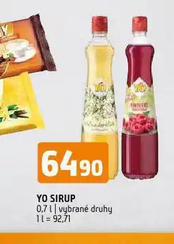 Terno Yo sirup nabídka