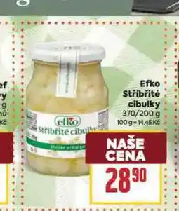 Billa Efko stříbřité cibulky nabídka