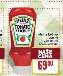 Billa Heinz kečup nabídka