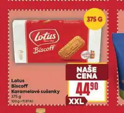 Billa Lotus biscoff karamelové sušenky nabídka