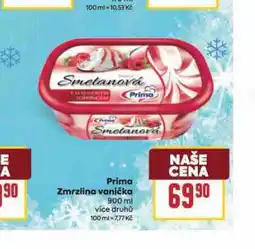 Billa Prima zmrzlina vanička nabídka