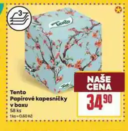 Billa Tento papírové kapesníčky nabídka