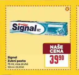 Billa Signal zubní pasta nabídka