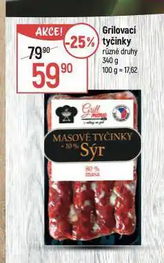 Grilovací tyčinky