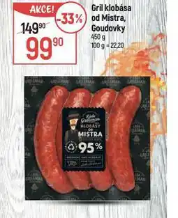 Globus Gril klobása od mistra, goudovky nabídka