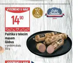 Globus Paštika s telecím masem nabídka