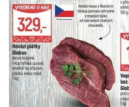 Globus Hovězí plátky nabídka