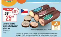 Globus Excelent tavený uzený salámový sýr 45% nabídka