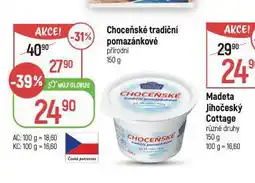 Globus Choceňské tradiční pomazánkové nabídka