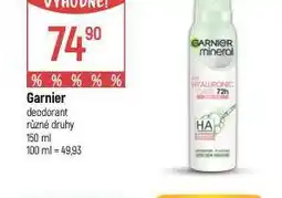 Globus Garnier deodorant nabídka