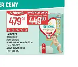 Globus Pampers dětské plenky nabídka