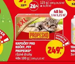 Penny Market Propesko kapsičky pro kočky nabídka