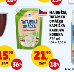 Penny Market Tatarská omáčka nabídka