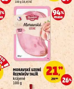 Penny Market Moravské uzené nabídka