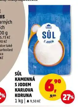 Penny Market Sůl kamenná nabídka