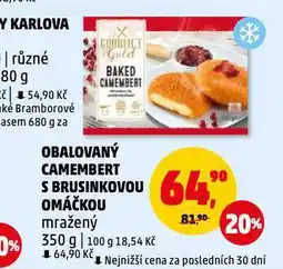 Penny Market Obalovaný camembert s brusinkovou omáčkou nabídka