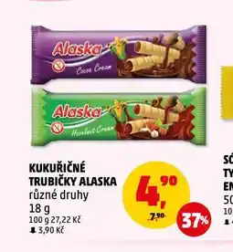 Penny Market Kukuřičné trubičky alaska nabídka