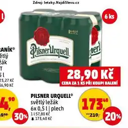 Penny Market Pivo pilsner urquell nabídka
