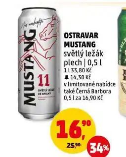 Penny Market Pivo ostravar nabídka