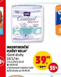 Penny Market Bella inkontinenční vložky nabídka