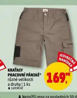 Penny Market Kraťasy pracovní pánské nabídka