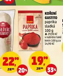 Penny Market Koření gustito nabídka
