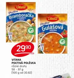 Flop VITANA POCTIVÁ POLÉVKA nabídka