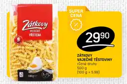 Flop ZÁTKOVY VAJEČNÉ TĚSTOVINY nabídka