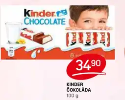 Flop KINDER ČOKOLÁDA nabídka