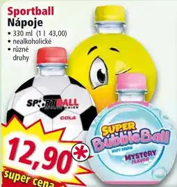 Norma Sportball Nápoje nabídka