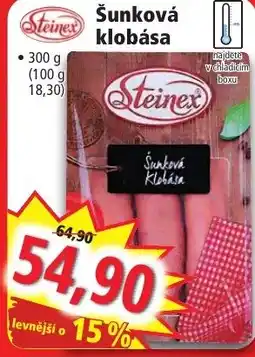 Norma Šunková klobása nabídka