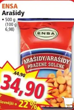 Norma ENSA Arašídy nabídka