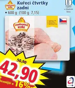 Norma Kuřecí čtvrtky zadní nabídka
