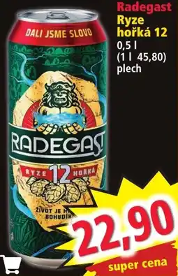 Norma Radegast Ryze hořká 12 0,5L nabídka