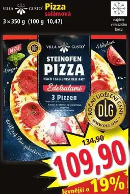 Norma Pizza salámová nabídka