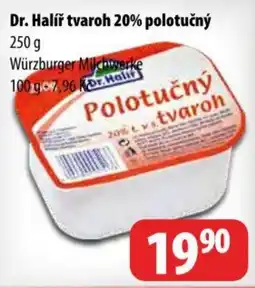 Partner Maloobchodní síť Dr. Halíř tvaroh 20% polotučný nabídka