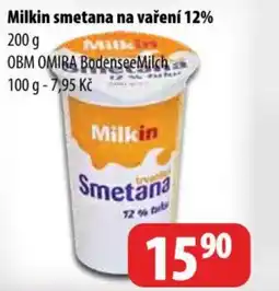 Partner Maloobchodní síť Milkin smetana na vaření 12% nabídka