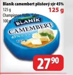 Partner Maloobchodní síť Blaník camembert plísňový sýr 45% nabídka