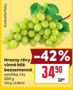 Billa Hrozny révy vinné bílé bezsemenné nabídka