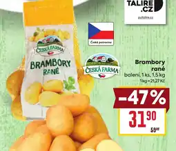 Billa Brambory rané nabídka
