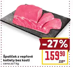 Billa Špalíček z vepřové kotlety bez kosti nabídka