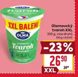 Billa Olomoucký tvaroh XXL nabídka
