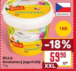 Billa BILLA Smetanový jogurt bílý nabídka