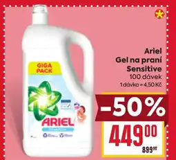 Billa Ariel Gel na praní Sensitive nabídka