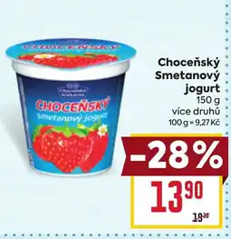Billa Choceňský Smetanový jogurt nabídka